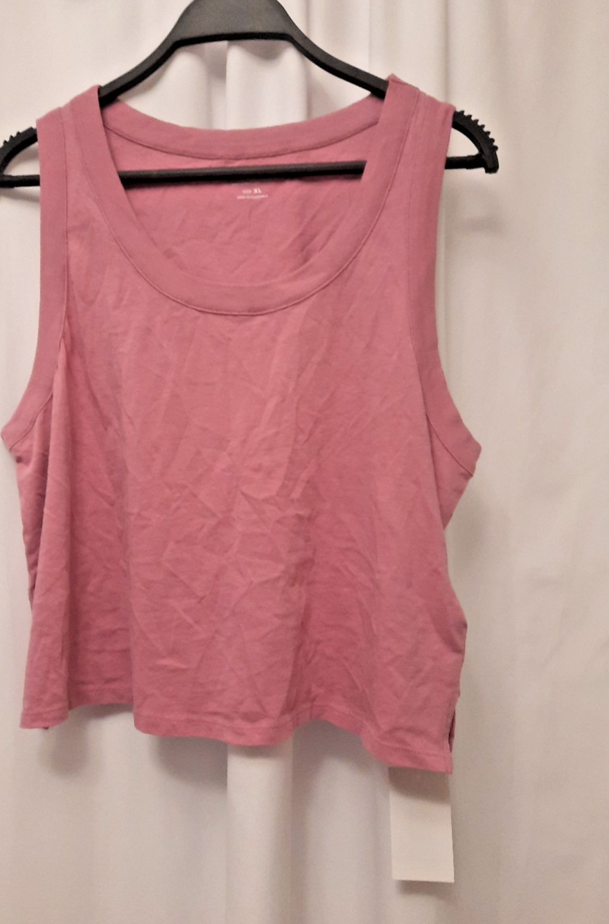 Madewell Nwt XL Sleeveless Top Mauve Pink